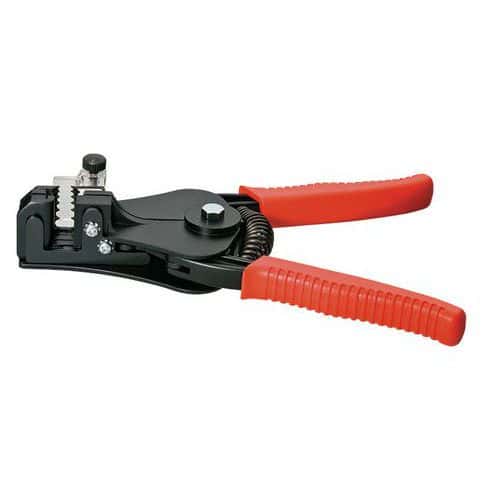 Pince à dénuder noire laquée 180 mm _ 12 21 180 SB_Knipex