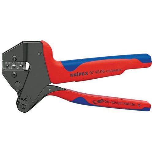 Krimp-systeemtang gebruineerd 200 mm _ 97 43 05 KNIPEX