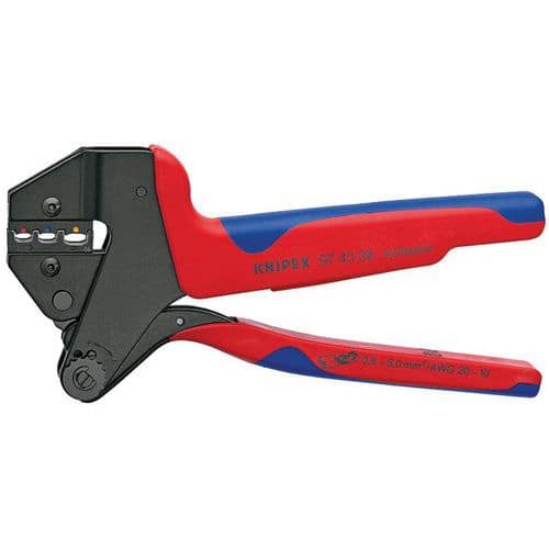 Krimp-systeemtang gebruineerd 200 mm _ 97 43 06 KNIPEX