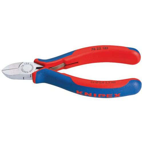 Zijsnijtang zwart geatramenteerd 125 mm _ 76 22 125 KNIPEX