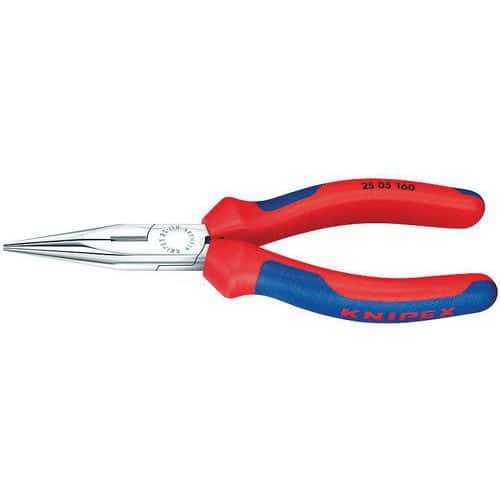 Pince demi-ronde avec tranchant chromée 140 mm _ 25 05 140_Knipex