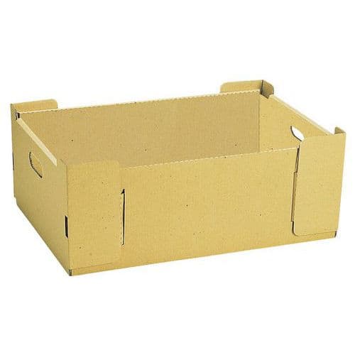 Bacs gerbables en carton - Longueur 530 mm - 25 L