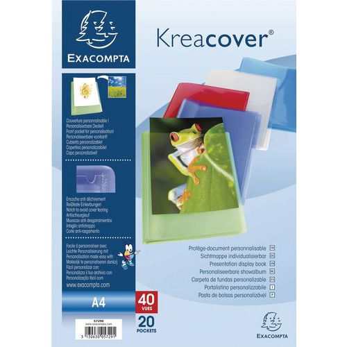 Semi-harde showalbum Kreacover A4