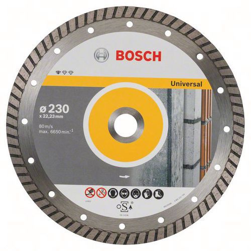 Diamantdoorslijpschijf Universal Turbo - Bosch