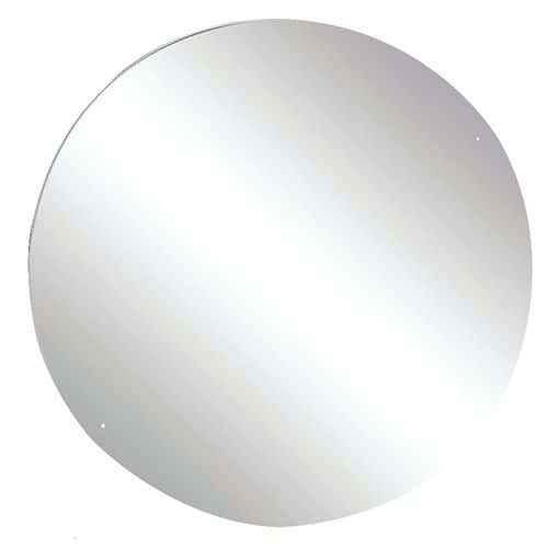 Miroir sanitaire rond 60 cm - Manutan Expert