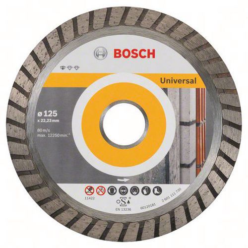 Diamantdoorslijpschijf Universal Turbo - Bosch