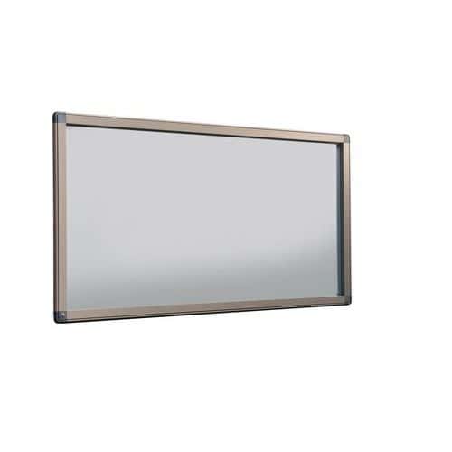 Buitenvitrine Antares Italiaans - Aluminium achterwand - Deur van veiligheidsglas