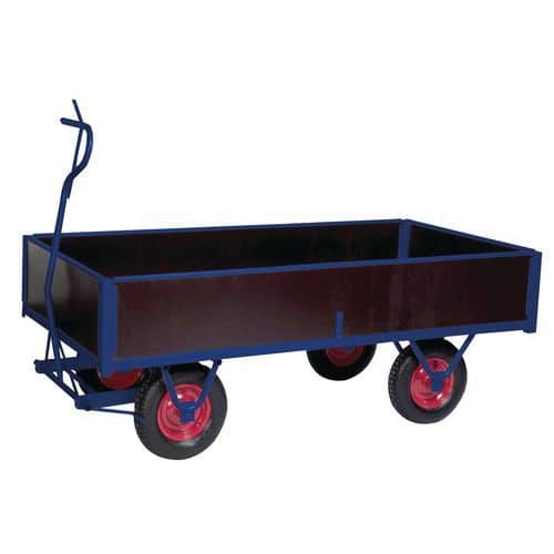 Houten wanden voor aanhangwagen