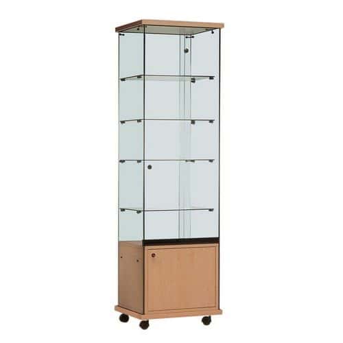 Vitrine Easy E6 - Avec armoire basse et éclairage LED