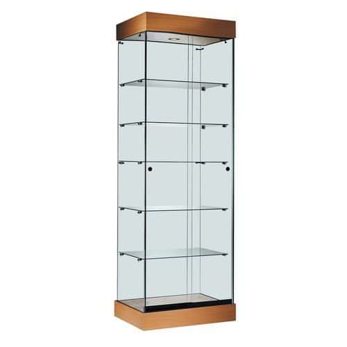 Vitrine ASF avec éclairage LED - Hêtre