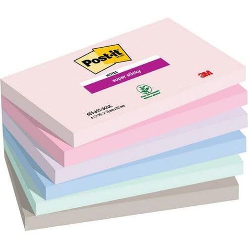 Note Soulful - 24 x 12 blocs -Post-it Super Sticky