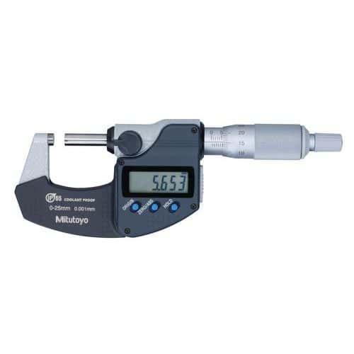 Digitale micrometer 0-25 mm IP65