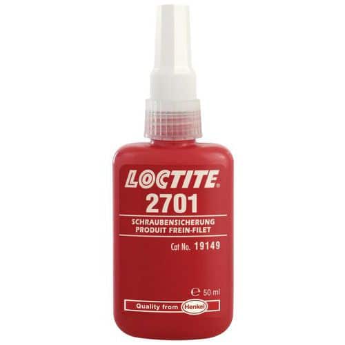 Schroefdraadborgmiddel groen fluorescerend 2701 Loctite - 50 ml