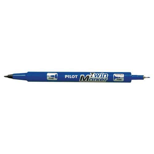 Marqueur permanent Twin Marker - 2 pointes exta-fine/fine