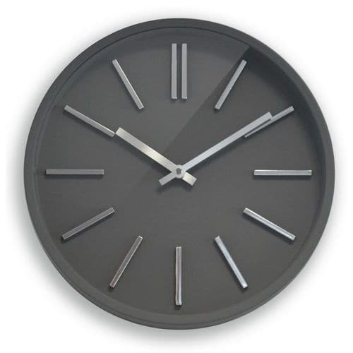 Horloge Goma silence Ø35cm Gris - Orium