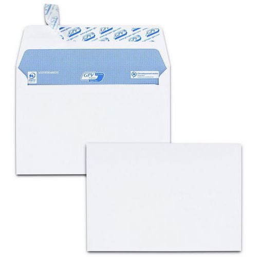 Extra witte envelop 100 g/m² - Doos 200 - GPV