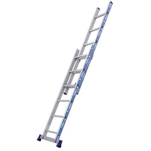 Met de hand uitschuifbare ladder Platinium Afix - 2 delen - Tubesca