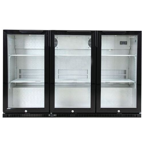 Frigo de bar avec porte vitrée - 3 portes vitrées, 350 litres - Husky.