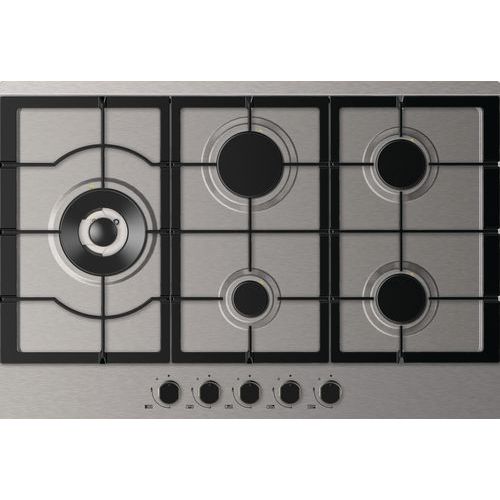 Plaque de cuisson au gaz - encastré, INOX , 5 zones de cuisson -Frilec