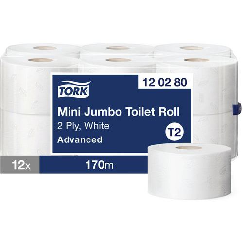 Papier toilette Mini et Maxi Jumbo Tork Advanced