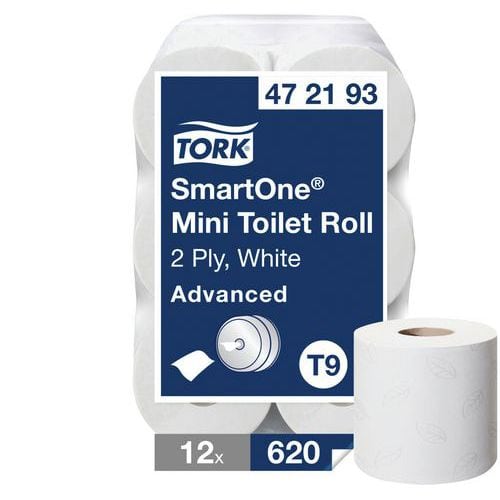 Papier toilette Tork rouleau feuille à feuille SmartOne