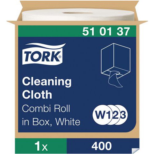 Nonwoven multifunctionele doek Tork - 55 tot 1000 vellen