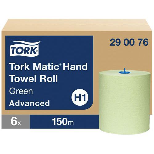 Handdoekrol Tork Matic groen voor H1