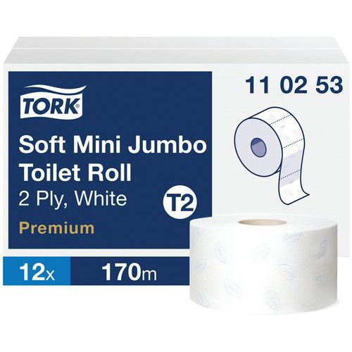 Papier toilette Mini et Maxi Jumbo Tork Premium