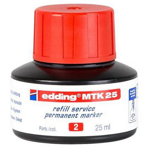 Navulling inkt permanente markeerstift Edding MTK 25