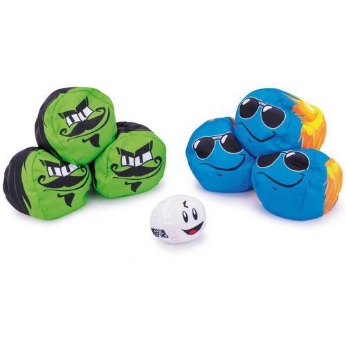 Jeu de boules set zacht Crossboccia - set van 6