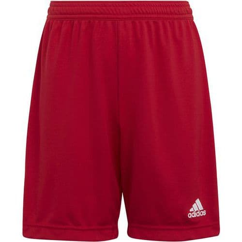 Sportshort Entrada 22 rood voor kinderen - Adidas