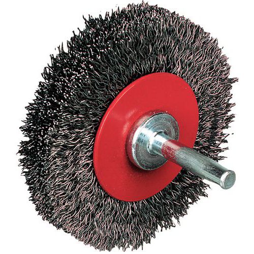 Brosse fil d'acier ondulé - Circulaire