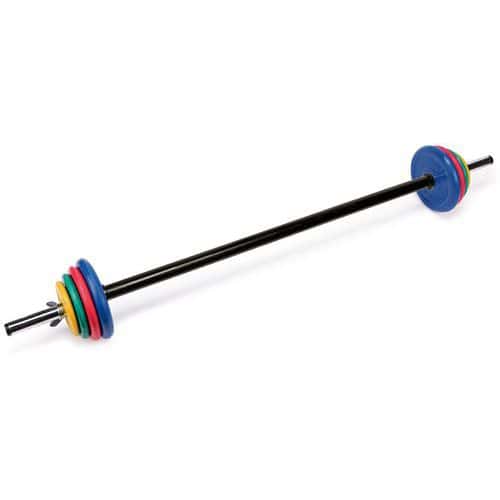 Barre et disque de muscu Casal Sport 14,5 kg