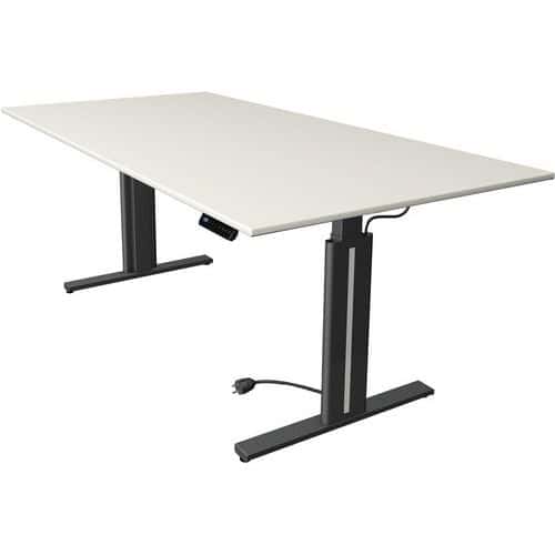 Bureau assis/debout Move 3 elegant, electrique, L200xP100xH72-120cm