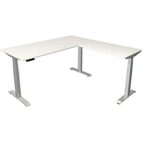 Bureau assis/debout Move 4 new, électrique, L180xP80, ajout 100x60cm