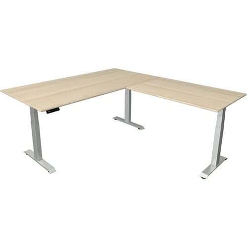 Bureau assis/debout Move 4 new, electrique, L200xP100, ajout 120x80cm