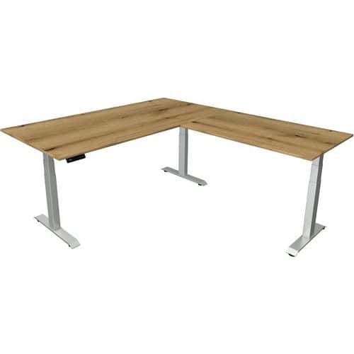 Bureau assis/debout Move 4 new, electrique, L200xP100, ajout 120x80cm