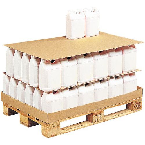 Intercalaires de palettisation carton