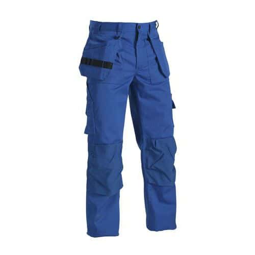 Pantalon Artisan 1530 - Bleu Roi - Coutures visibles - Blaklader