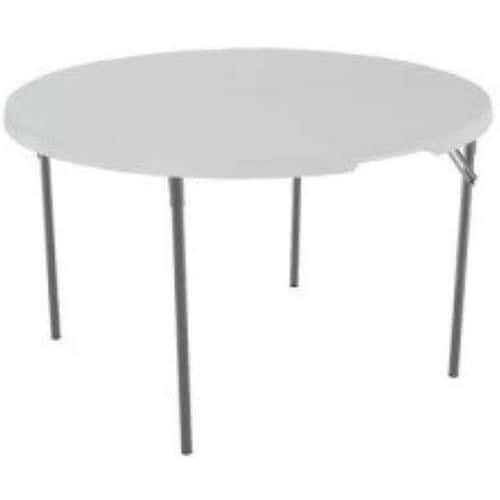 Klaptafel LIFETIME rond 122 cm - inklapbaar in tweeën