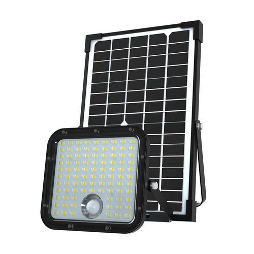 Projecteur LED solaire avec détecteur de mouvement + panneau