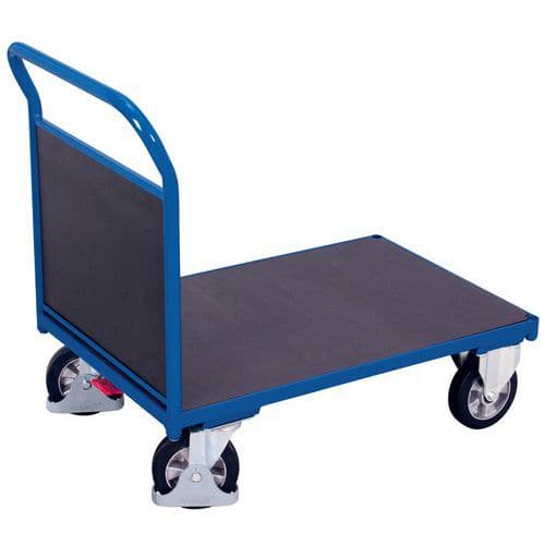 Ergonomische plateauwagen met antislip en duwbeugel - Draagvermogen 1000 kg