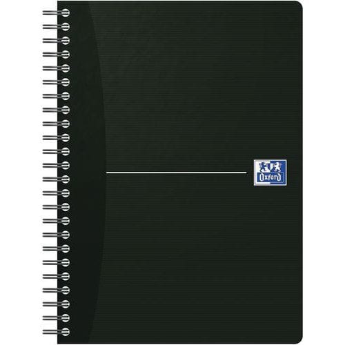 Cahier Office Integrale 148x210 180p 90g q5/5 noir - Oxford