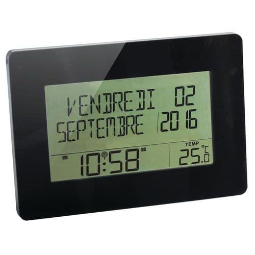 Horloge calendrier radio contrôlée Memento - Orium