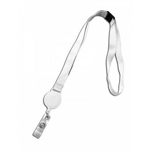 Keycord 15 mm met veilige badgeclip - set van 100 - Sogedex