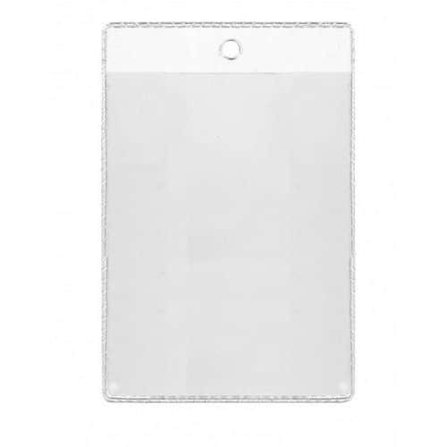 Porte-badge pour badge 90 x 120 mm - Vertical - Paquet de 100 -Sogedex