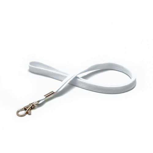 Keycord buisvormig 12 mm met metalen haak - set van 100 - Sogedex