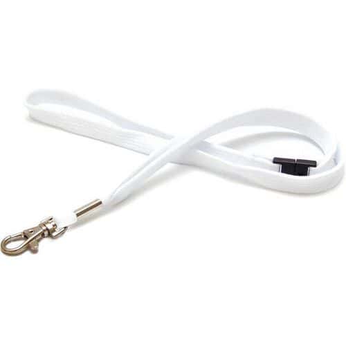 Keycord buisvormig 12 mm met metaal haak veilig - set 100 - Sogedex