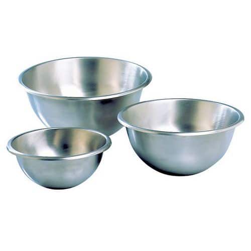 Bassine demi-ronde en acier inoxydable_Matfer