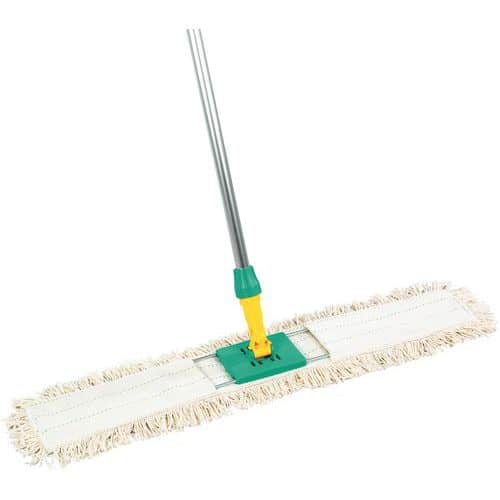 Katoenen mop met frame - 80 cm of 1 m